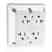 Leviton 21254-IGW 4 In 1 Iso Grnd White Turkey