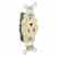 Leviton 5261-CR 15 Amp Corrosion Resistant Single Receptacle Turkey