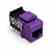 Leviton 41108-RP3 Jack Cat 3 8p8c Purple Turkey