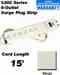 Leviton 5300-S15 Strip Power Ig 15a 15' Turkey