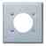 Leviton S701-40 Power Outlet Wallplate Turkey