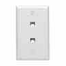 Leviton 40944-I W/plt Flmt 2tel 6p4c Iv Turkey