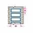 Brady DMIDP-111-38 1000 In X 0155 In (2540 Mm X 393 Mm) Turkey