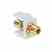 Leviton 40830-BWR White RCA Speaker Snap Turkey