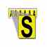 Brady 3450-S 34 Series Number & Letter Card Turkey