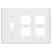 Leviton 80747-I Comb Wallplate Turkey