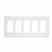 Leviton 80321-SW Screwless Decora Wallplate Turkey