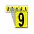 Brady 3460-9 34 Series Number & Letter Card Turkey