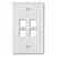 Leviton 40804-BI W/plt 4 Turkey