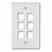 Leviton 40806-BI W/plt 6 Turkey