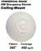 Leviton ODC04I0W Pir Ceiling Snsr Turkey