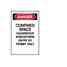 Brady 84570 Confined Space Sign Turkey