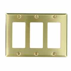 Leviton 81411-PB Decora/GFCI Wallplate Turkey
