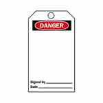 Brady 76171 Blank Accident Prevention Tag Turkey