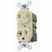 Leviton 5335-E Combo Sw/rec Turkey