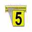 Brady 1520-5 15 Series Number & Letter Card Turkey