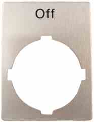 Abb SK 615 552-21 ABB  22mm Legend Plate Turkey