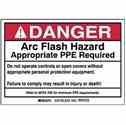 Brady 99455 Arc Flash/Shock Hazard Label Turkey