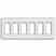 Leviton 80326-SW Screwless Decora Wallplate Turkey