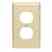 Leviton 80703-NT Duplex Wallplate Turkey