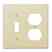 Leviton PJ18-T Combo Wallplate Turkey