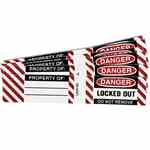 Brady 50280 B826/b674 Lockout Labels 6 Sets / Pk Turkey