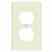 Leviton 78003 Duplex Wallplate Turkey