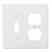 Leviton PJ18-W Combo Wallplate Turkey