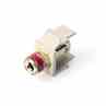 Leviton 40833-BTR Almond Binding Post Adapter *Red Stripe* Turkey
