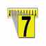Brady 1534-7 15 Series Number & Letter Card Turkey