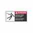 Brady 96157 Cema Safety Labels B302 25 In Hx5 In W 2 Clr Turkey