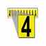 Brady 1534-4 15 Series Number & Letter Card Turkey