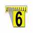 Brady 1534-6 15 Series Number & Letter Card Turkey