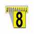 Brady 1534-8 15 Series Number & Letter Card Turkey