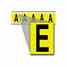 Brady 1560-E 15 Series Number & Letter Card Turkey