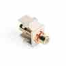Leviton 40830-BTR Almond RCA Speaker Snap Turkey