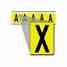 Brady 1560-X 15 Series Number & Letter Card Turkey