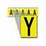 Brady 1560-Y 15 Series Number & Letter Card Turkey