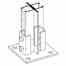 Cooper B-line B281MSQZN Cooper B-Line  Strut Post Base Turkey