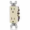 Leviton T5325-I Tamper Resistant Decora Receptacle Turkey