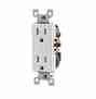 Leviton T5325-W Tamper Resistant Decora Receptacle Turkey
