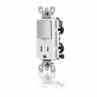 Leviton T5625-E 15 Amp Combination Decora Receptacle Turkey