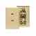 Leviton 40944-T W/plt Flmt 2tel 6p4c La Turkey