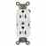 Leviton WBR15-W Wr 15a Dup Comml Rec Turkey