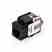 Leviton 6110G-RE6 Jack Cat6a 10g Black Turkey