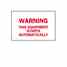 Brady 88325 Machine & Operational Sign Turkey