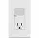 Leviton T6525-T Combination Decora Receptacle / LED Guide Light Turkey