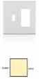 Leviton P126C-C0I Screwless Wallplate Turkey