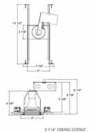 Juno Lighting TC18-184W-WH Round TC Fixture Turkey