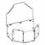 Cooper B-line 44 HST Cooper B-Line  Hinge Screw Cover Wireway Turkey